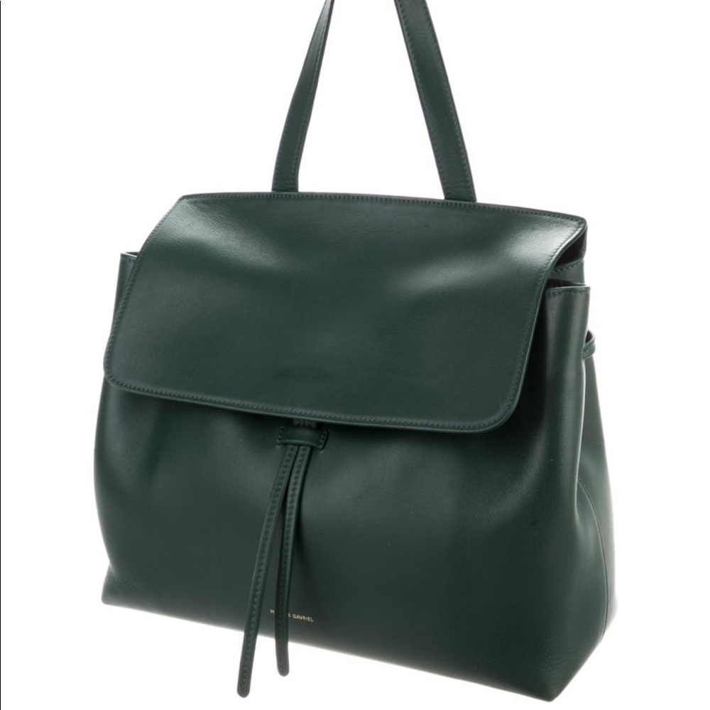 Mansur Gavriel Leather Flap Handle Bag